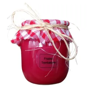 Bougie "Fraise Tentation"